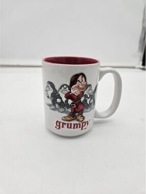 Grumpy Walt Disney WorldDisney Parks 3D Ceramic Coffee Mug 16oz